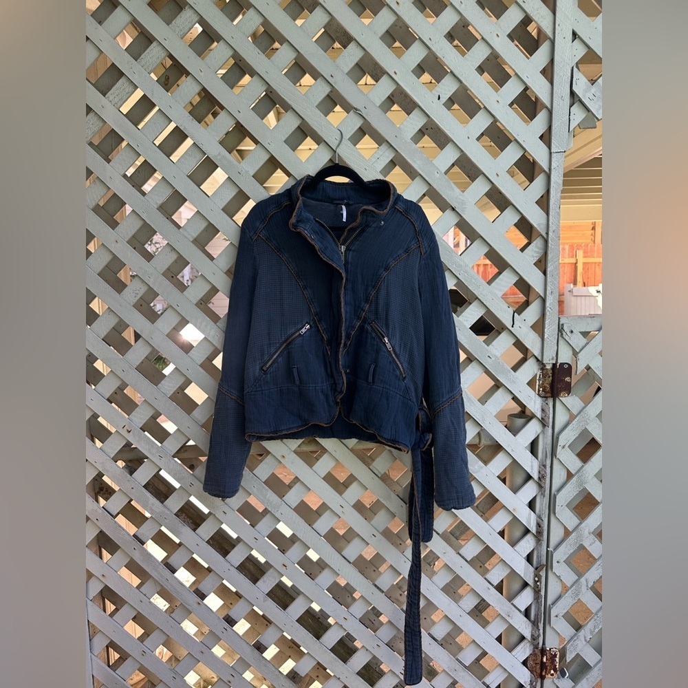 New Free People DoubleCloth Twill Jacket